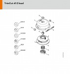 Stihl Mowing head TrimCut 41-2 Spare Parts